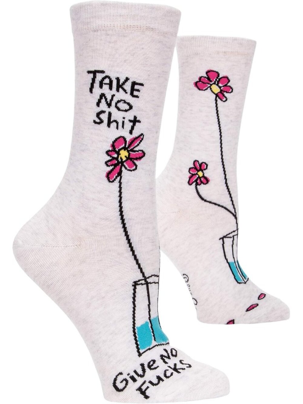 Hi. I Don't Care Crew Socks
